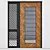 Sleek Aluminium Door 195 3D model small image 2