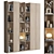 Modular Bookcase Shelf Set synergistically 3D model small image 1