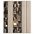 Modular Bookcase Shelf Set synergistically 3D model small image 2