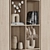 Modular Bookcase Shelf Set synergistically 3D model small image 3