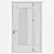 Corona Aluminum Door 199 Render 3D model small image 5