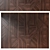 Modern Wood Panel Wall Set 3D model small image 1