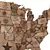  Wooden USA Wall Map Set 3D model small image 2