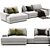 EDWARD Fabric Sofa Domkapa Version 3D model small image 3