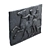 Greek Horse Relief Wall Decor 3D model small image 3