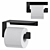 Bathroom Tissue Holder Stand 3D model small image 1