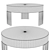 Mid-Century Coffee Table Modernism 3D model small image 3