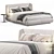 Modern Tranquil Virgin Bed Design 3D model small image 4