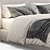 Modern Tranquil Virgin Bed Design 3D model small image 6