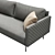 Modern Lisborn Sofa by Kaza 3D model small image 3