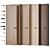 Luxury Veneer Door Set with Hardware 3D model small image 1