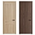 Luxury Veneer Door Set with Hardware 3D model small image 3