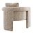 Eichholtz Toto Lyssa Sand Chair 3D model small image 3