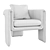 Eichholtz Toto Lyssa Sand Chair 3D model small image 7