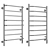 Terminus 4 Towel Warmer Set 3D model small image 3