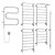 Terminus 4 Towel Warmer Set 3D model small image 6