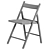 IKEA TERJE Folding Chair 430x780x490mm 3D model small image 3