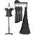 Gothic Sleeveless Clothing Max 2015 3D model small image 1