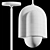 Smooth Capricorn Pendant Light 3D model small image 3