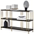 Elegant Shelving Set & Decor 3D model small image 1