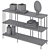 Elegant Shelving Set & Decor 3D model small image 5