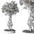  Evergreen Tree in Pot 3D model small image 4