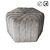 Velvet Ottoman Seis by Atmosphera 3D model small image 1