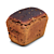 Rustic Rye Bread 3D model small image 3