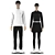 Golf Mannequin Set: Gendered Displays 3D model small image 2