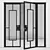 Premium Aluminium Door Model 216 3D model small image 1