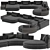 Modular Sofa System Cantori Oasi 3D model small image 1