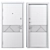 Soprano-M Metal Entry Door 3D model small image 4