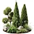 Garden Plant Set 3D Models 3D model small image 3