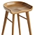 Organic Modernism Taburet Bar Stool 3D model small image 2