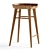 Organic Modernism Taburet Bar Stool 3D model small image 3