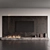 Modern TV Fireplace Wall Set 3D model small image 1