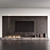 Modern TV Fireplace Wall Set 3D model small image 9