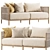 Brown Jordan Maldives Loveseat Sofa 3D model small image 1