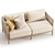 Brown Jordan Maldives Loveseat Sofa 3D model small image 4