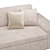 Modern Lounge Sofa Woodward 3D model small image 3