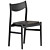 Contemporary Kamuy Side Chair Set 3D model small image 3