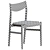 Contemporary Kamuy Side Chair Set 3D model small image 4