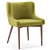 Cady Velvet Dining Chair Olive 3D model small image 2