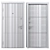 QDoors Metal Entry Door, Size 900x2050mm 3D model small image 4