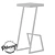 Loft Style Stool: Customizable Design 3D model small image 2