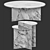 Cazarina Side and Coffee Table Set 3D model small image 1