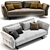 Art Nova COSY 2-Seater Sofa 3D model small image 2