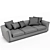 Contemporary Cassina Sofa V.2017 3D model small image 4