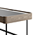 Ash Finish Console Table Stand 3D model small image 2