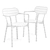 Karimoku Castor Armchair Plus Pad 3D model small image 3